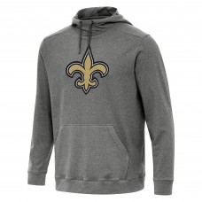 Толстовка New Orleans Saints Antigua Cloud - Heather Black