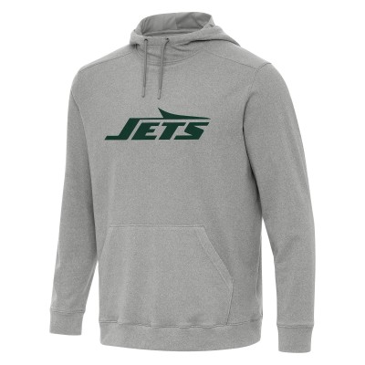 Толстовка New York Jets Antigua Cloud - Heather Gray