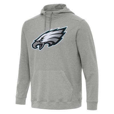 Толстовка Philadelphia Eagles Antigua Cloud - Heather Gray