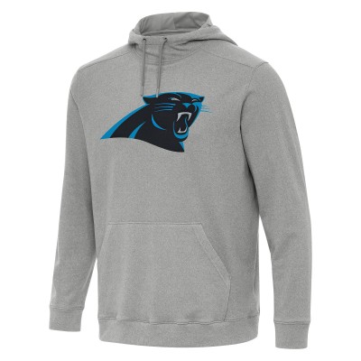 Толстовка Carolina Panthers Antigua Heather Gray Cloud