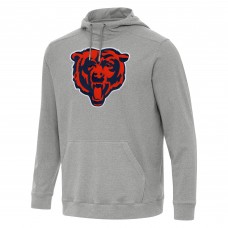 Толстовка Chicago Bears Antigua Heather Gray Cloud