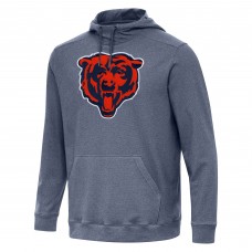Толстовка Chicago Bears Antigua Heather Navy Cloud