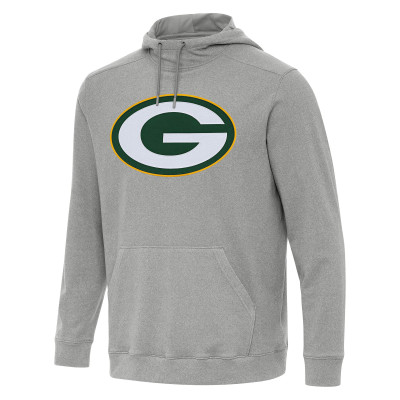 Толстовка Green Bay Packers Antigua Heather Gray Cloud
