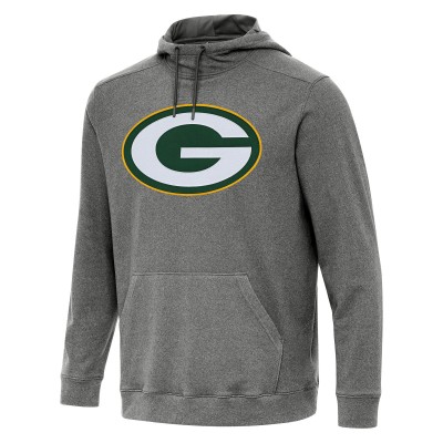 Толстовка Green Bay Packers Antigua Heather Black Cloud