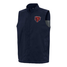 Жилетка Chicago Bears Antigua Navy Brisk Full-Zip Жилетка Chicago Bears Antigua Navy Brisk Full-Zip