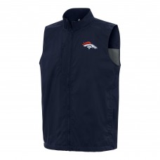 Denver Broncos Antigua Navy Brisk Full-Zip Vest