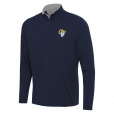 Кофта на короткой молнии Los Angeles Rams Antigua Content - Navy/Gray