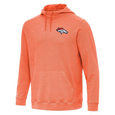 Толстовка Denver Broncos Antigua Heather Orange Cloud