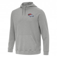 Толстовка Denver Broncos Antigua Heather Gray Cloud