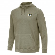 Толстовка Green Bay Packers Antigua Olive Cloud