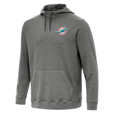 Толстовка Miami Dolphins Antigua Cloud - Heather Black