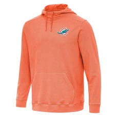 Толстовка Miami Dolphins Antigua Cloud - Heather Orange
