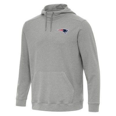 Толстовка New England Patriots Antigua Cloud - Heather Gray