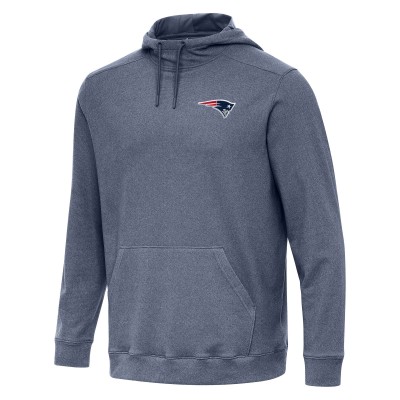 Толстовка New England Patriots Antigua Cloud - Heather Navy