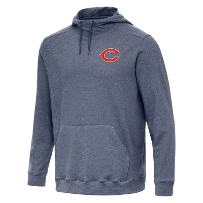 Толстовка Chicago Bears Antigua Heather Navy Cloud