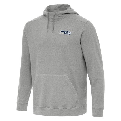 Толстовка Seattle Seahawks Antigua Cloud - Heather Gray