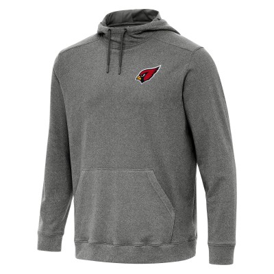 Arizona Cardinals Antigua Heather Black Cloud Pullover Hoodie