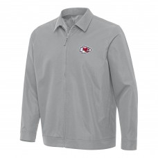 Кофта на молнии Kansas City Chiefs Antigua Pivot - Gray