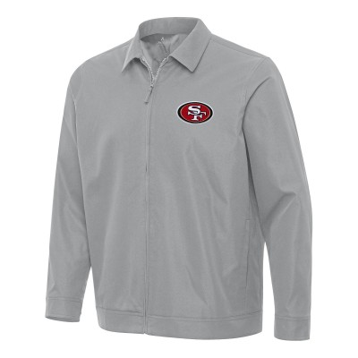 Кофта на молнии San Francisco 49ers Antigua Pivot - Gray