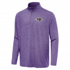 Кофта на короткой молнии Baltimore Ravens Antigua Hunk - Heather Purple