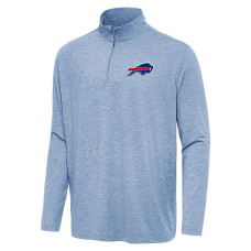 Куртка Buffalo Bills Antigua Heather Royal Hunk Quarter-Zip Куртка Buffalo Bills Antigua Heather Royal Hunk Quarter-Zip
