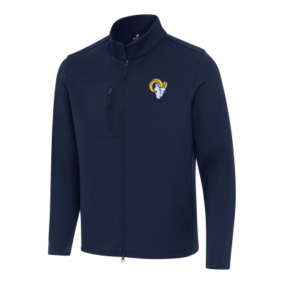 Los Angeles Rams Antigua Objection Full-Zip Jacket - Navy