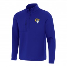 Los Angeles Rams Antigua Insider Quarter-Zip Pullover Top - Royal