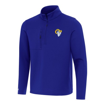 Los Angeles Rams Antigua Insider Quarter-Zip Pullover Top - Royal