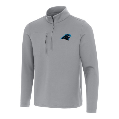 Пуловер Carolina Panthers Antigua Gray Insider Top
