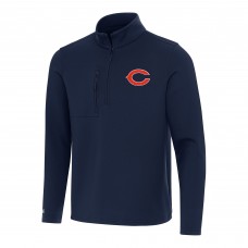 Chicago Bears Antigua Navy Insider Quarter-Zip Pullover Top