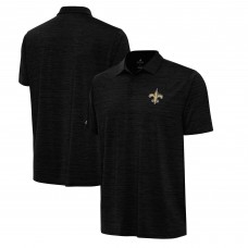 Поло New Orleans Saints Antigua Layout - Heather Black