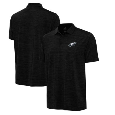 Поло Philadelphia Eagles Antigua Layout - Heather Black