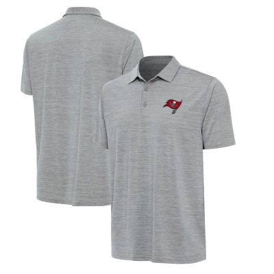 Поло Tampa Bay Buccaneers Antigua Layout - Heather Gray