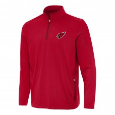 Arizona Cardinals Antigua Cardinal Perilous Quarter-Zip Pullover Top