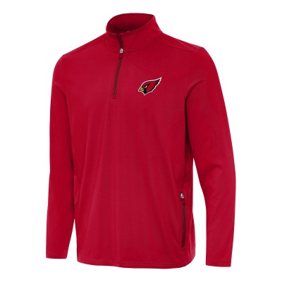 Arizona Cardinals Antigua Cardinal Perilous Quarter-Zip Pullover Top