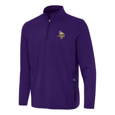 Кофта на короткой молнии Minnesota Vikings Antigua Perilous - Purple