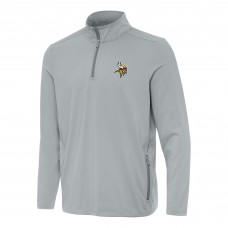 Кофта на короткой молнии Minnesota Vikings Antigua Perilous - Gray