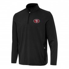 Кофта на короткой молнии San Francisco 49ers Antigua Perilous - Black