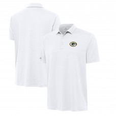 Green Bay Packers Antigua White Reprocess Polo
