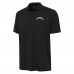 Los Angeles Chargers Antigua Black Reprocess Polo