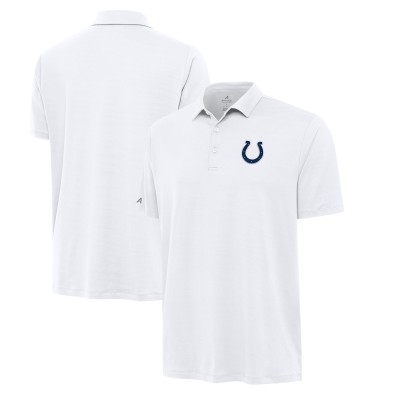 Indianapolis Colts Antigua White Reprocess Polo