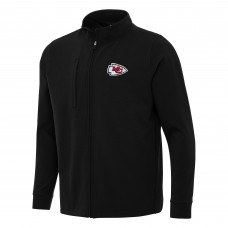 Кофта на молнии Kansas City Chiefs Antigua Regard - Black