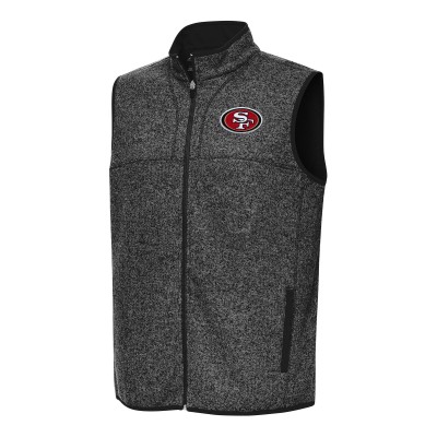 Жилетка San Francisco 49ers Antigua Fortune - Heather Black