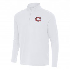 Chicago Bears Antigua White Intent Quarter-Zip Pullover Top Chicago Bears Antigua White Intent Quarter-Zip Pullover Top