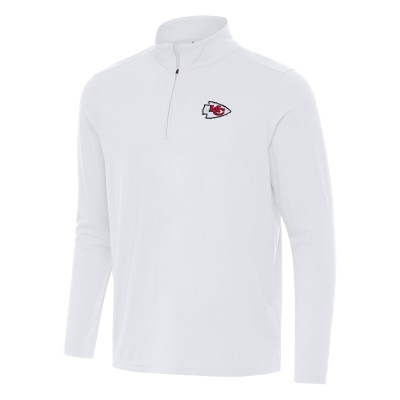 Кофта с молнией Kansas City Chiefs Antigua Intent - White