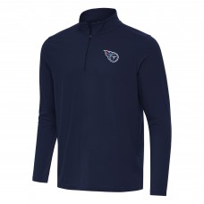 Кофта на короткой молнии Tennessee Titans Antigua Intent - Navy