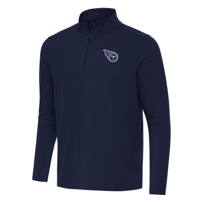 Кофта на короткой молнии Tennessee Titans Antigua Intent - Navy