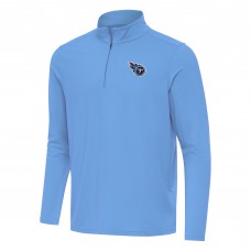 Кофта на короткой молнии Tennessee Titans Antigua Intent - Light Blue