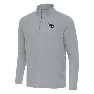 Кофта на короткой молнии Tennessee Titans Antigua Intent - Gray