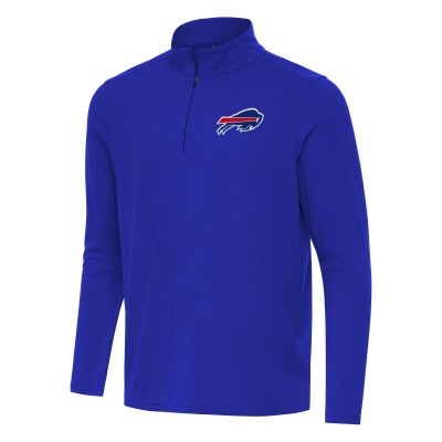 Buffalo Bills Antigua Royal Intent Quarter-Zip Pullover Top